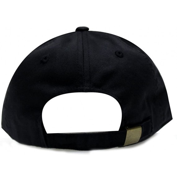 Baseball Caps Small Black Cat Cotton Baseball Cap - Black - C312OB12UU3