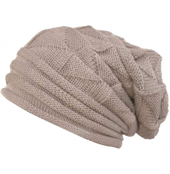 Baseball Caps Unisex Stretch Outdoor Beanies - A-women Beige - CM192470TR0