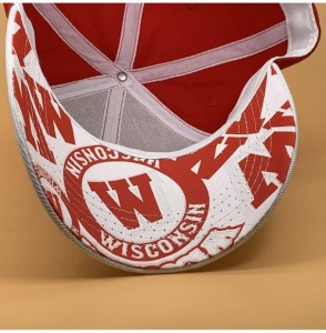 Baseball Caps Baseball Fites Hat Caps for Men Women Dad Gift Best Sport Team Apparel Dad Hats Football - Wisconsin - C418TLKOEI4