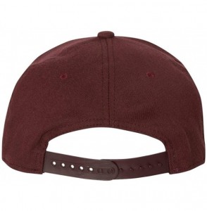 Baseball Caps Men's 110 Classic Snapback - Maroon - CN18H6QL76X