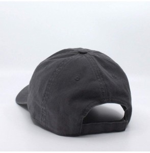 Baseball Caps Blank Dad Hat Cotton Adjustable Baseball Cap - Charcoal Gray - CO12NUP98CF