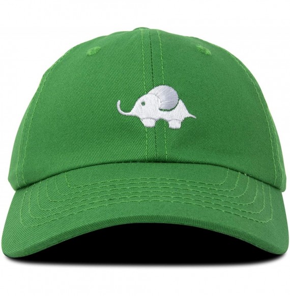 Baseball Caps Cute Elephant Hat Cotton Baseball Cap - Kelly Green - CM18LI28EQC