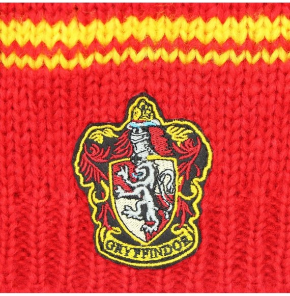 Skullies & Beanies Harry Potter Beanie Hat Knit Cap - Official - Slouchy Red Gryffindor (Adult) - CC185TK7XX7