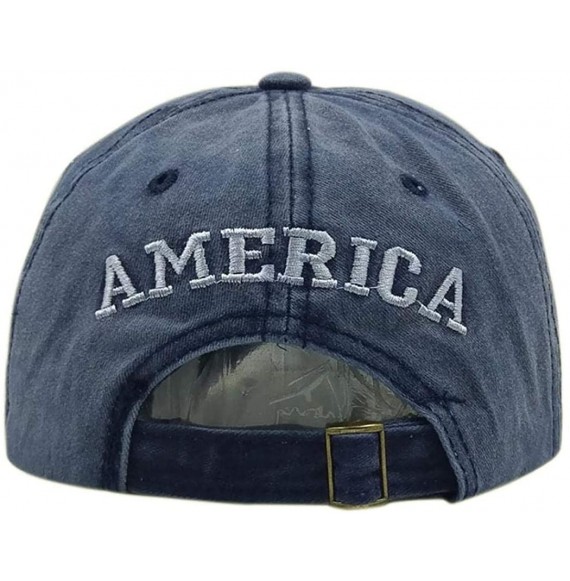 Baseball Caps Unisex Baseball Caps-Flag Embroidery Washed Cotton Hat for Women Men-55-60cm - Coffee - CQ18Y7DHKWM