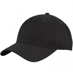 Baseball Caps Men's Uniforming Twill Cap - Black - CW126B14YGT