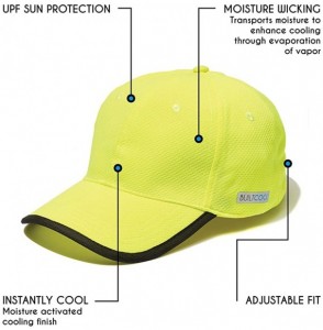 Baseball Caps Adult Baseball Hat - Men & Women Ball Cap- One Size - Safety Yellow - CH18S7UCE0M