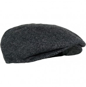 Newsboy Caps Men's Premium Wool Blend Classic Flat IVY newsboy Collection Hat - 1935-charcoal - CP127FDNGQ1