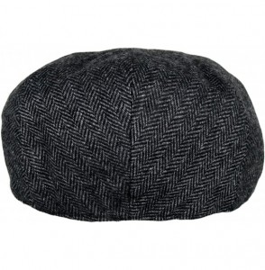 Newsboy Caps Men's Premium Wool Blend Classic Flat IVY newsboy Collection Hat - 1935-charcoal - CP127FDNGQ1