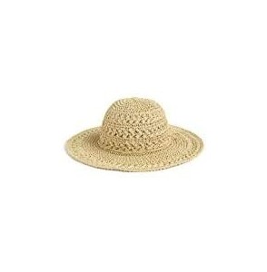 Sun Hats Women's Big Brim Crocheted Toyo Hat - Natural - C31126YJ9WZ