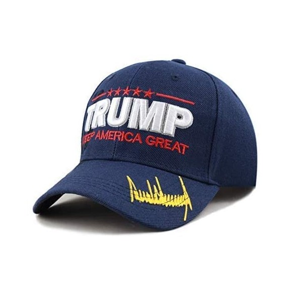 Baseball Caps Original Exclusive Donald Trump 2020" Keep America Great/Make America Great Again 3D Signature Cap - CJ18I6SNZHI