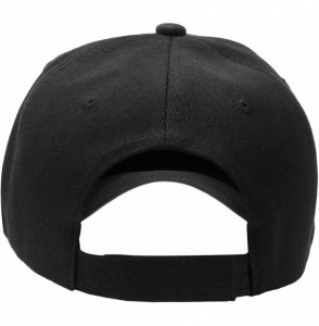 Baseball Caps 2pcs Baseball Cap for Men Women Adjustable Size Perfect for Outdoor Activities - Black/Black - CO195CZ99HY