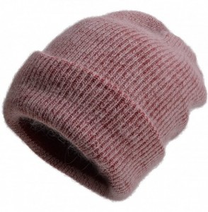 Skullies & Beanies Womens Cashmere Beanie Hat Ski Cap Slouchy Warm Winter Skull Y88 - Wine - C3186NCK46S