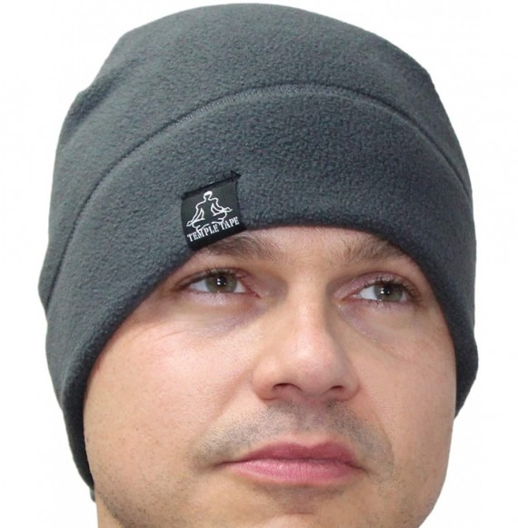 Skullies & Beanies Tactical Fleece Watch Cap Beanie - Skull Cap Fleece Hat - Mens & Women - Graphite Gray - CY18Z4ZX7A6