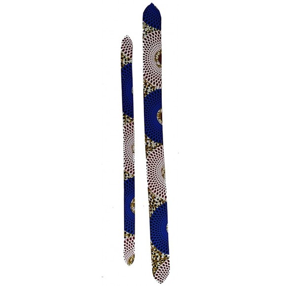 Headbands African Print Headband Hair Accessory for Women/Girls （2 Headbands 1 Big and 1small） - Circle 1 - C418MGCO0XR