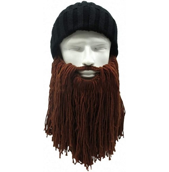 Skullies & Beanies Skullies Beanies Handmade Knitted Mustache - 7 - CQ18LNCI3G6