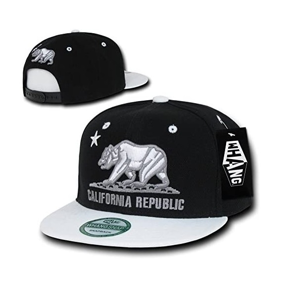 Baseball Caps California Snapbacks - Black/White - CO11D8D7OZR