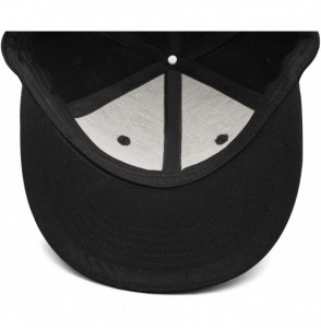 Baseball Caps Mens Womens Printing Adjustable Meshback Hat - Black - CD18N6KAC30