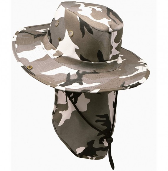 Sun Hats Bora Booney Sun Hat for Outdoor Wide Brim Cap with UPF 50+ Protection - City Camouflage - CH18H6Q3UN5