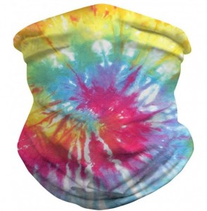 Balaclavas Seamless Bandanas Balaclava Face Mask Neck Gaiter Tie Dye Print for Men Women - Tie Dye - CA197W9KXCD