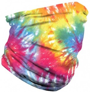 Balaclavas Seamless Bandanas Balaclava Face Mask Neck Gaiter Tie Dye Print for Men Women - Tie Dye - CA197W9KXCD