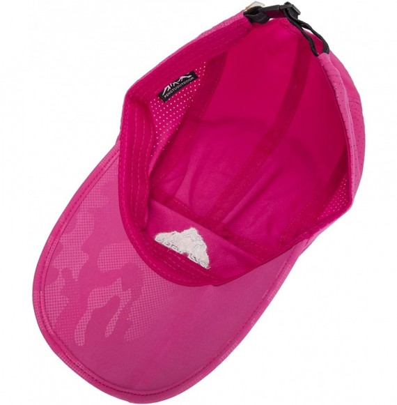 Sun Hats UPF50+ Protect Sun Hat Unisex Outdoor Quick Dry Collapsible Portable Cap - C-rose Red - CF182XQRGIM