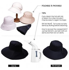 Sun Hats UV Protection Sun Hats Packable Summer Hat Women w/Ponytail Chin Strap 55-61CM - 69053_black - CG18TM08WS5