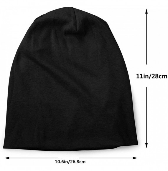 Skullies & Beanies Skull Cap Knit Hat car Life Winter Soft Cotton for Men Daily Black - CP18I5K7AOY