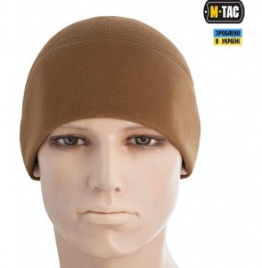 Skullies & Beanies Skull Cap Fleece 330 Winter Hat Mens Military Watch Tactical Beanie - Coyote Brown - CI18L4ZRMOI