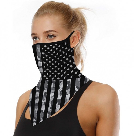 Balaclavas Men Women Face Cover Mask Bandana Ear Loops Balaclava Neck Gaiters for Outdoor Dust Wind Sun Protection - Color02 ...