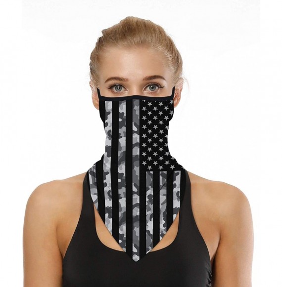 Balaclavas Men Women Face Cover Mask Bandana Ear Loops Balaclava Neck Gaiters for Outdoor Dust Wind Sun Protection - Color02 ...