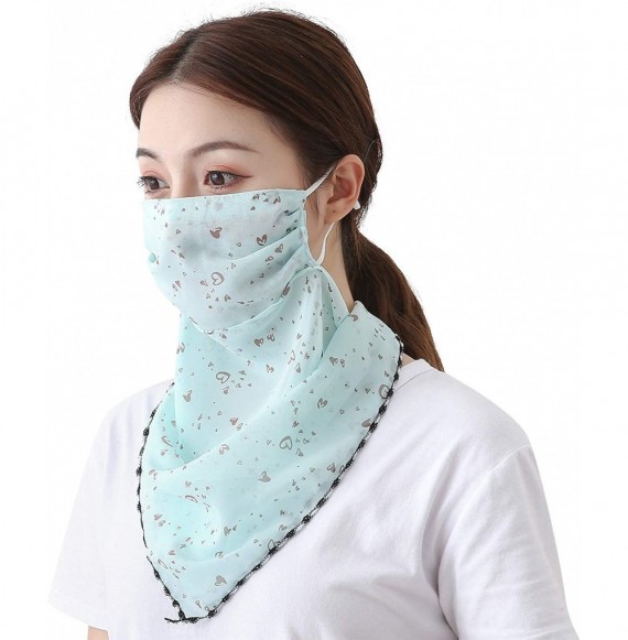 Balaclavas Women Multifunctional Bandana Chiffon Headband Scarf Balaclava Sun UV Protection - A2 - CQ198S0WGQ3