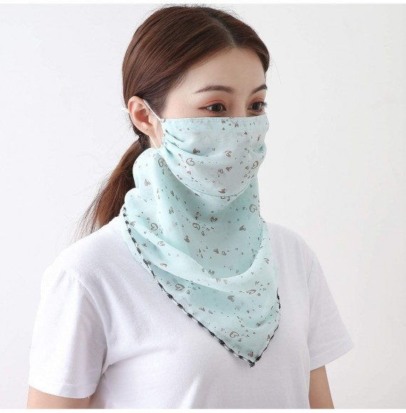 Balaclavas Women Multifunctional Bandana Chiffon Headband Scarf Balaclava Sun UV Protection - A2 - CQ198S0WGQ3