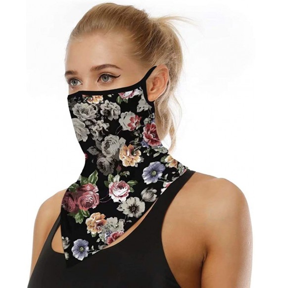 Balaclavas Face Scarf Bandana Ear Loops Face Mask Rave Balaclava Men Women Neck Gaiters Dust Wind Motorcycle Mask Headwear - ...