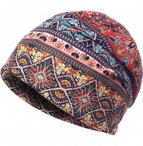 Skullies & Beanies Skullies Beanies Thin Bonnet Cap Autumn Casual Beanies Hat - 2 Pack Navy & Orange - CX18ORCAKHR