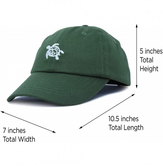 Baseball Caps Turtle Hat Nature Womens Baseball Cap - Dark Green - CI18M9T45EC