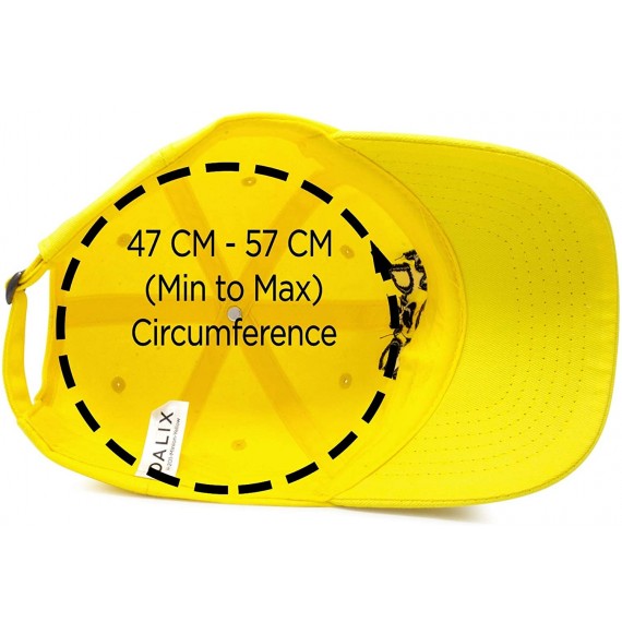 Baseball Caps Dog Mom Baseball Cap Women's Hats Dad Hat - Minion Yellow - C618KWHM3DQ