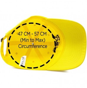 Baseball Caps Dog Mom Baseball Cap Women's Hats Dad Hat - Minion Yellow - C618KWHM3DQ