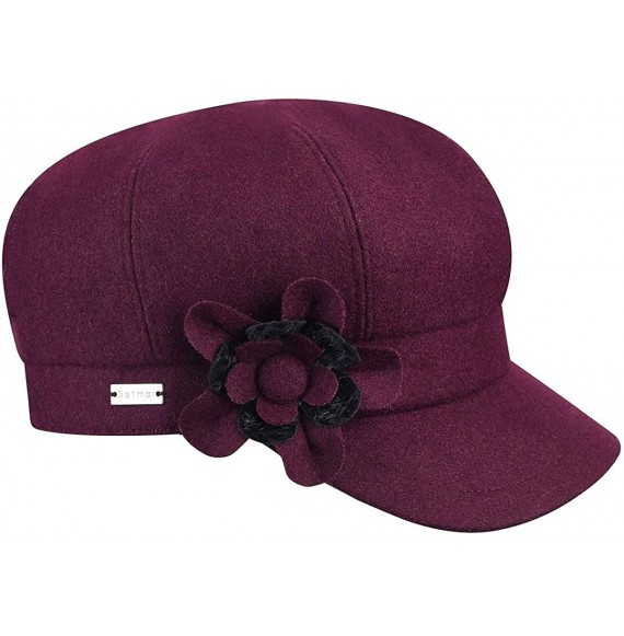 Newsboy Caps Women Lydia Cap - Plum - C117YZH8D0S