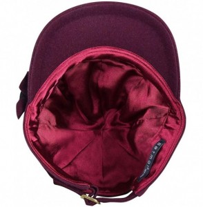 Newsboy Caps Women Lydia Cap - Plum - C117YZH8D0S