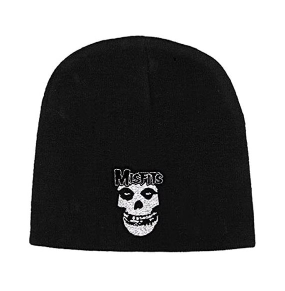 Skullies & Beanies Misfits Fiend Knit Beanie Cap Horror Punk Headgear Rock Fan Apparel Merchandise - C8115HYXOTF