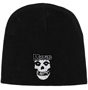 Skullies & Beanies Misfits Fiend Knit Beanie Cap Horror Punk Headgear Rock Fan Apparel Merchandise - C8115HYXOTF