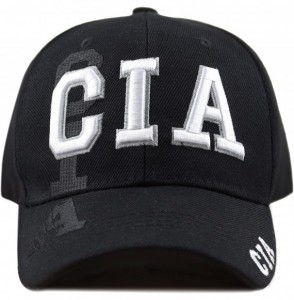 Baseball Caps Law Enforcement 3D Embroidered Baseball One Size Cap - 4. Cia - CV18EQ4MZ7W