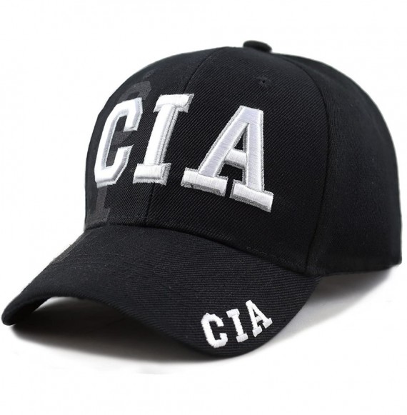 Baseball Caps Law Enforcement 3D Embroidered Baseball One Size Cap - 4. Cia - CV18EQ4MZ7W