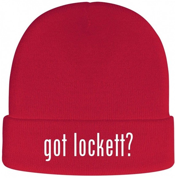 Skullies & Beanies got Lockett? - Soft Adult Beanie Cap - Red - CU18AXD2SSI