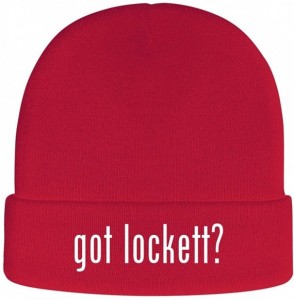 Skullies & Beanies got Lockett? - Soft Adult Beanie Cap - Red - CU18AXD2SSI