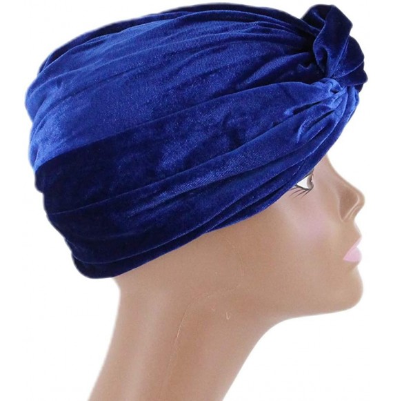 Skullies & Beanies Women's African Flower Pattern Shower Cap Boho Style Bath Hat Wide Band Sleep Headwear Bonnets for Women/G...