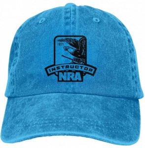 Baseball Caps Denim Cap NRA Instructor Baseball Dad Cap Classic Adjustable Sports for Men Women Hat - CI18YE70KHR