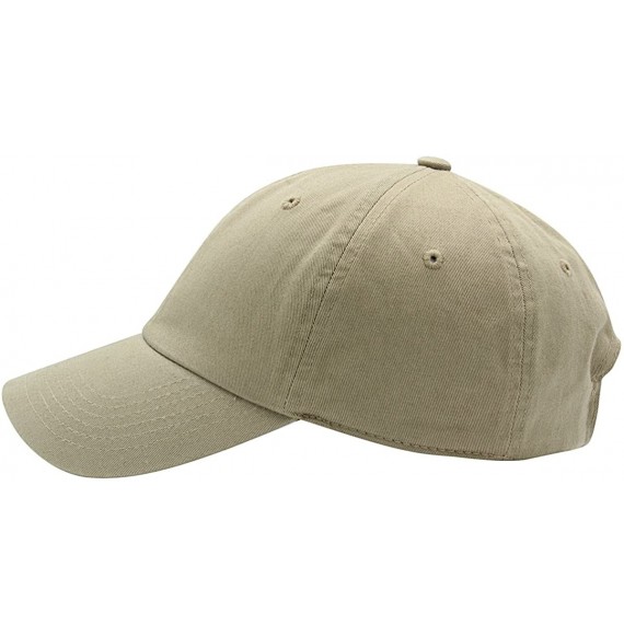 Baseball Caps Baseball Cap for Men Women - 100% Cotton Classic Dad Hat - Khaki - C218EE4GZ3O