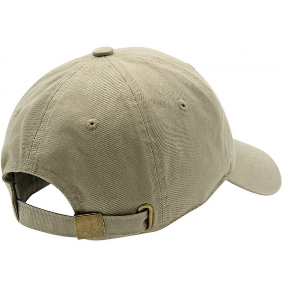 Baseball Caps Baseball Cap for Men Women - 100% Cotton Classic Dad Hat - Khaki - C218EE4GZ3O