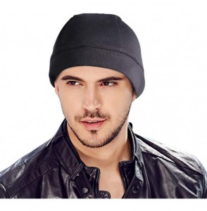 Skullies & Beanies Helmet Liner Skull Cap Sweat Wicking Running Beanie Men & Women Multifunctional Headwear Hard Hat - Black ...